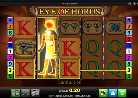  eye of horus online echtgeld
